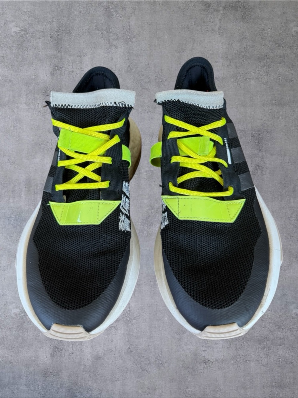 adidas P.O.D. S3.1 Traffic Warden Black Solar Yellow BD7693 Men’s Size 7 Boost
